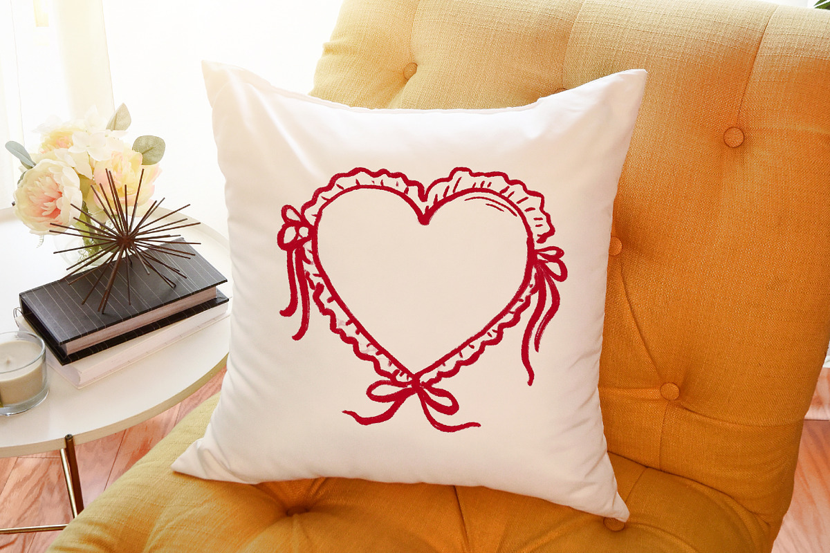 hand drawn Coquette Valentine's Clip, an Illustration by Sublimation Artist (Photo 6 of 6)