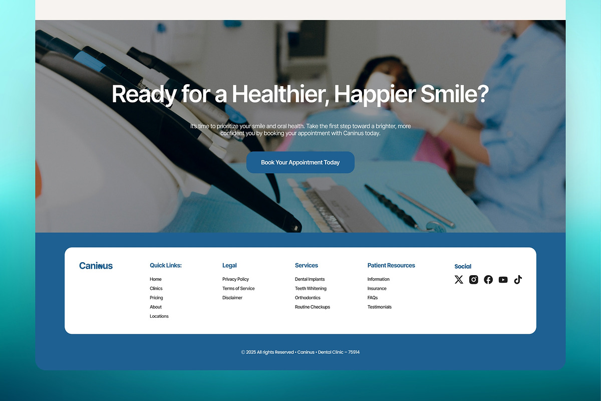 Caninus Landing Page, a Landing Page Template by FIBRINOSÄ (Photo 3 of 6)
