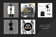 Fashion Social Banner Pack, a Social Media Template by MinimalStudioCo (Thumbnail 4 of 6)