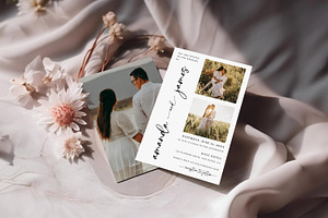 Printable Wedding Invite With Photo, an Invitation Template by LucaTheme