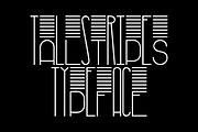 TallStripes typeface, a Sans Serif Font by pixelwerk (Thumbnail 1 of 5)