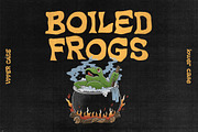 Boiled Frogs Display Font, a Handwritten Font by ILLWOOKIE (Thumbnail 1 of 2)