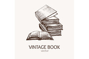 Books Hand Draw Sketch., an Education Illustration by Bigmouse_art (Thumbnail 5 of 5)