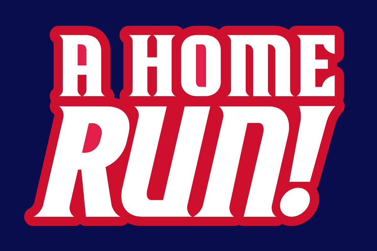 Killebrew Homer | Bold Athletic Type, a Serif Font by StudioWorks (Photo 4 of 8)