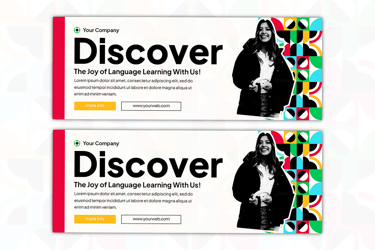 Language Course Facebook Cover, a Social Media Template by Esensifiksi.studio (Photo 2 of 3)