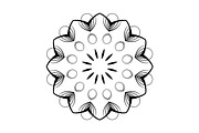 Black and White Mandala Patterns Set, a Decorative Illustration by NJ Himel (Thumbnail 40 of 101)