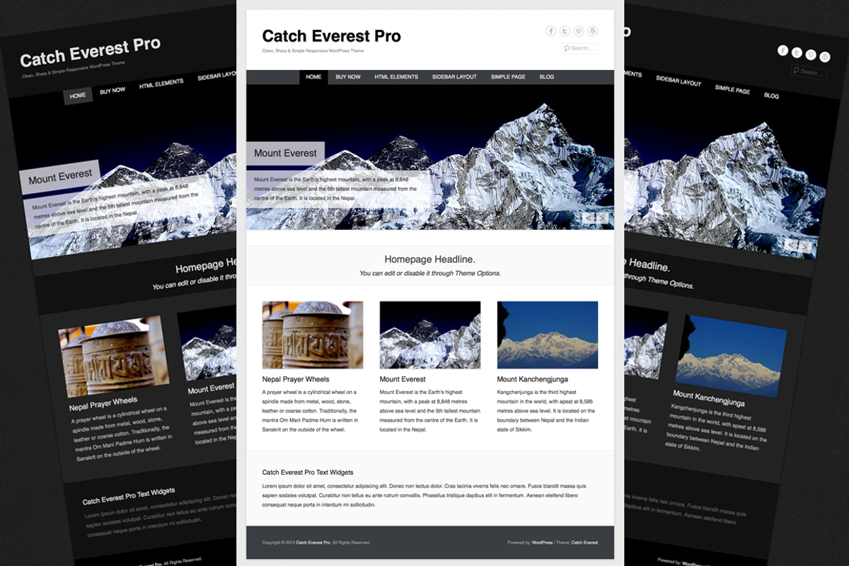 Catch Everest Pro, a WordPress Template by Catch Themes (Photo 2 of 5)