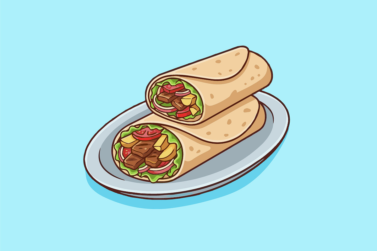 Collection of Fast Food, a Food Illustration by By_Pedram (Photo 3 of 6)