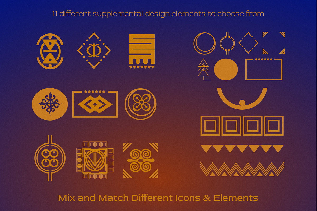 ADINKRA: Premium Icon Collection, a Solid Icon by YISHAII (Photo 3 of 8)