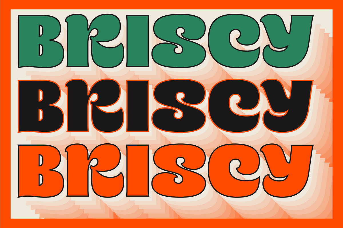 SG - BRISCY Display Font, a Font by Studio Gulden (Photo 11 of 12)