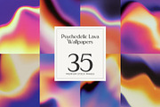 Psychedelic Lava Wallpapers, a Wallpaper Graphic by HipFonts (Thumbnail 1 of 10)