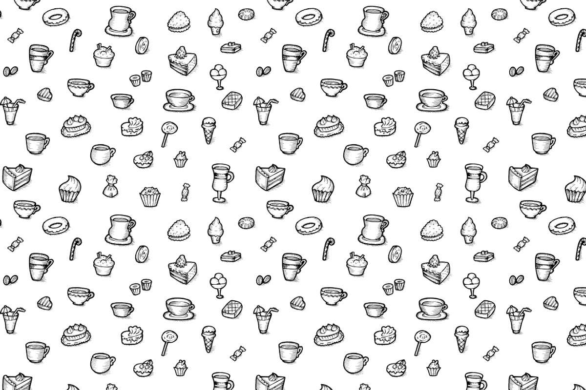 Sweet Coffee Pattern preview 2