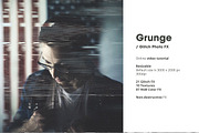 Grunge | Glitch Photo FX, a Background Graphic by dvtchk (Thumbnail 5 of 7)