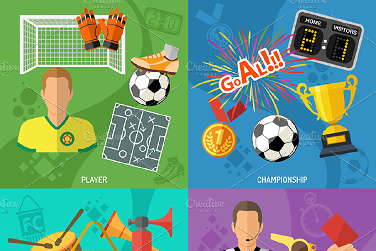 Soccer Themes, a Sport Illustration by TAlex (Photo 7 of 7)