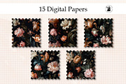 Baroque Flowers Seamless Pattern, a Pattern Graphic by Pawsitively Aesthetic (Thumbnail 3 of 3)