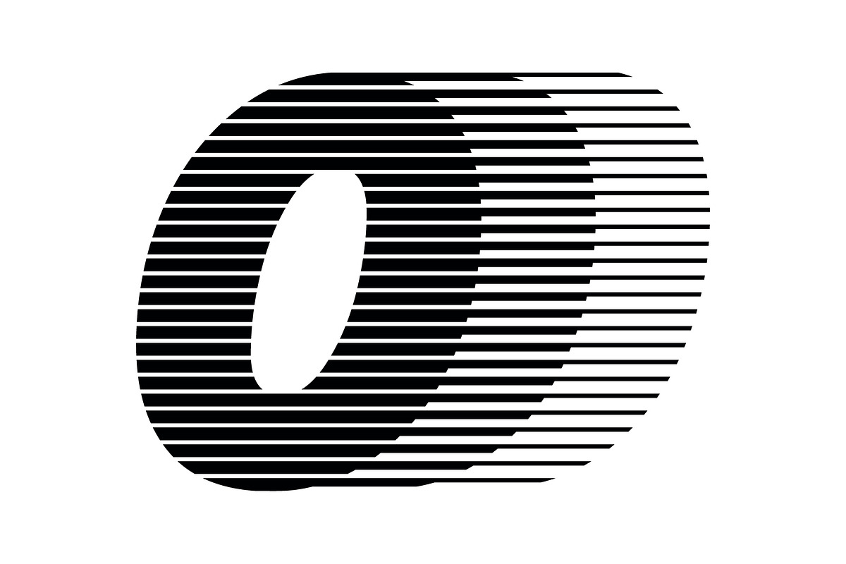 Number 0 speed motion lines logo, a Branding & Logo Template by Leksono (Photo 2 of 2)