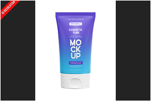 Cosmetic Tube Mockup, an Advertising Mockup by Bruno's Shop