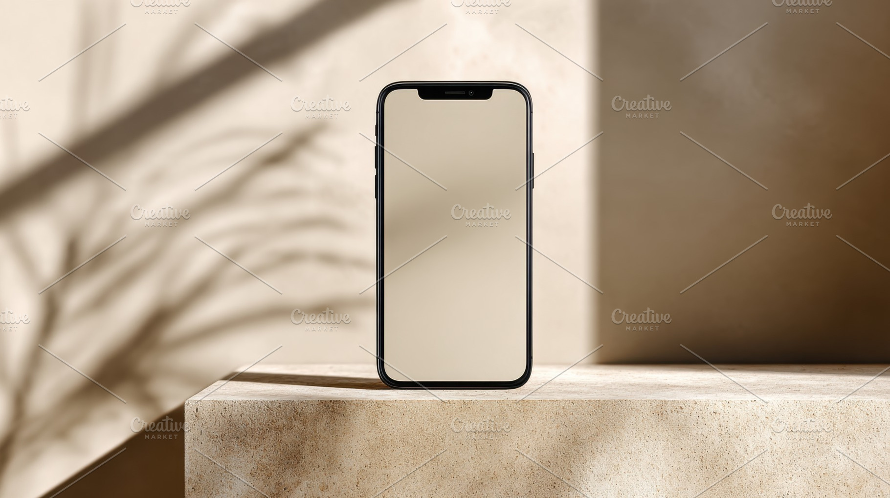 Smartphone on a stone surface, a Photo by Beautiful things