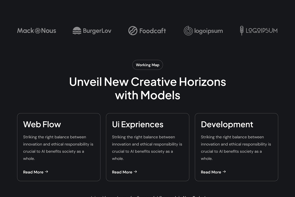 Aithm - AI Agency & Startup Template preview 5