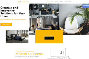 ET Indecor Onepage WordPress Theme