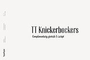 TT Knickerbockers, a Sans Serif Font by TypeType (Thumbnail 1 of 16)