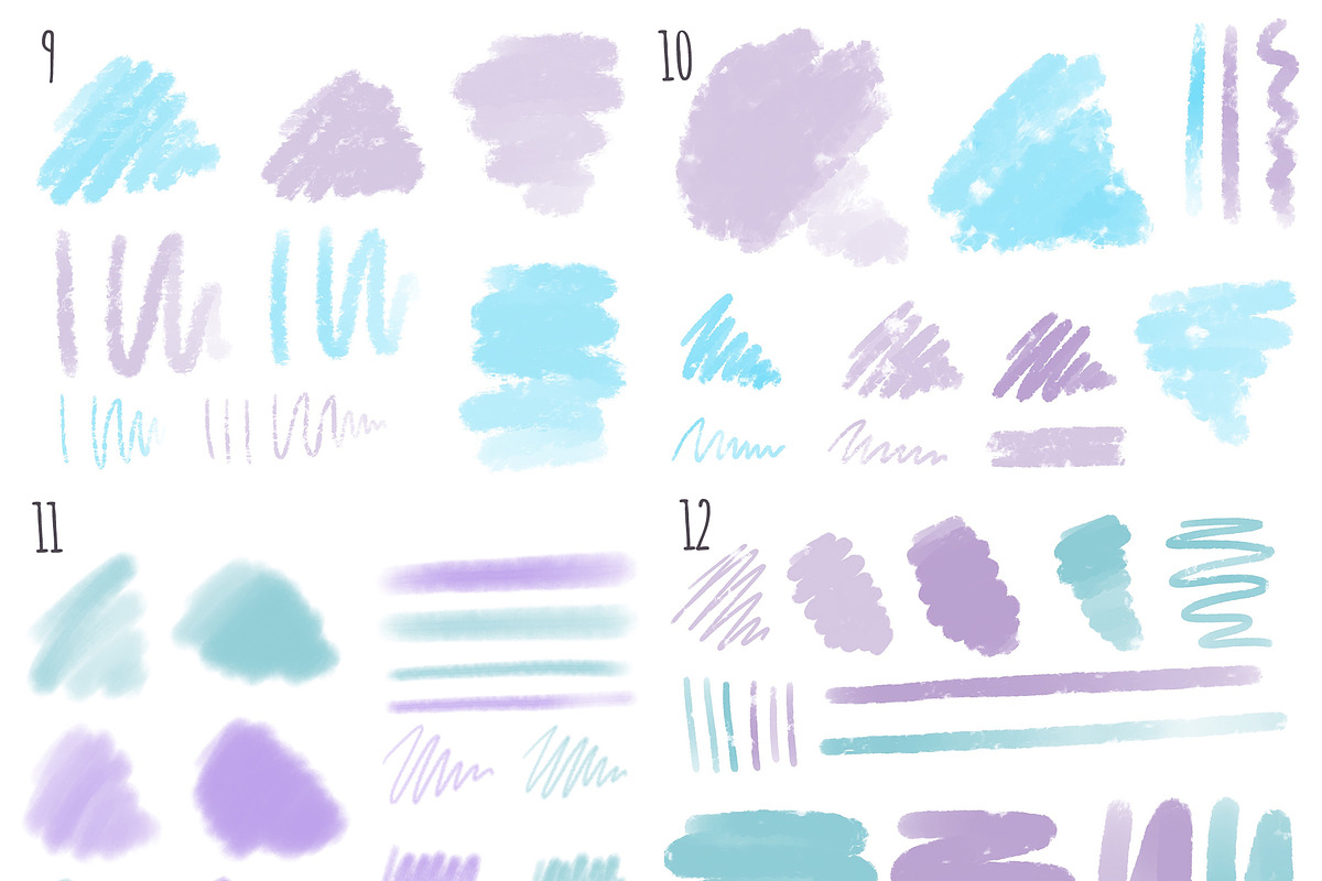 Procreate Coloring Brushes, a Brush Add-On by NViolet (Photo 4 of 6)