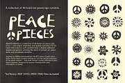 Peace Pieces 40 Hand-Cut Peace Icons, a Decorative Illustration by Madeline ODonoghue Design (Thumbnail 6 of 10)