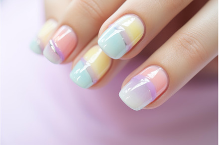 Delicate Pastel color of nail polish, a Beauty & Fashion Photo by Ylivdesign