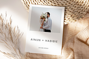 Minimalist Wedding Invitation Card, an Invitation Template by kin9candra (Thumbnail 2 of 8)