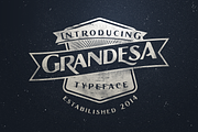 Grandesa Typeface, a Font by Adam Fathony (Thumbnail 1 of 5)