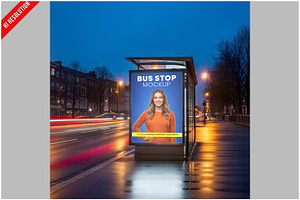 Transit Advertising Mockup, an Advertising Mockup by Bruno's Shop