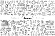 Vector set on the theme of summer, an Object Graphic by Olga Chuklay (Thumbnail 2 of 2)