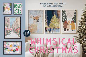 MODERN CHRISTMAS Art Prints