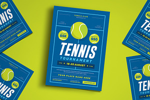 Tennis Tournament Event Flyer