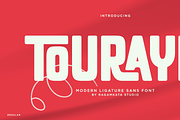 Tourayn - Condensed Ligature Font, a Sans Serif Font by RagamKata (Thumbnail 1 of 10)