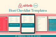 Printable Airbnb Host Checklist, a Poster Template by Marketello Studio (Thumbnail 1 of 3)