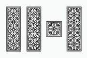 Abstract Vector Panels for Laser Cut, an Illustration by hafijul (Thumbnail 2 of 9)