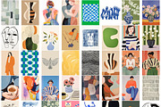 Contemporary Prints and Posters, a Background Graphic by Laras Wonderland (Thumbnail 3 of 15)