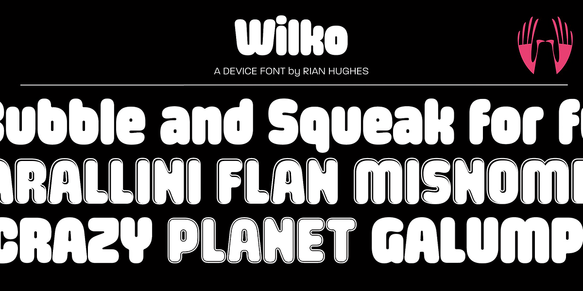 Wilko, a Font by Device (Photo 5 of 7)