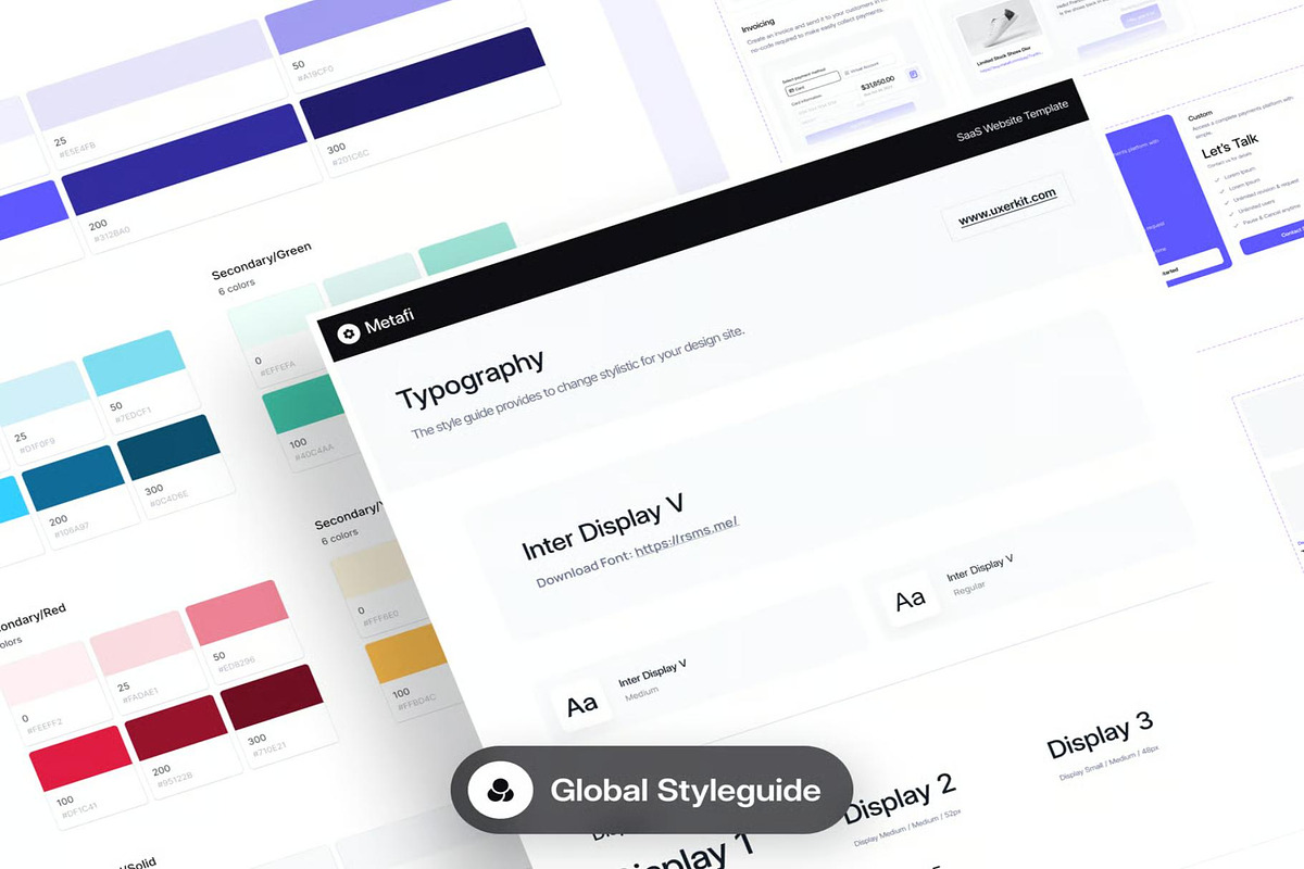 Metafi SaaS Website Template UI Kit, an UI Kit Template by Lumina_ui_ux202 (Photo 7 of 7)