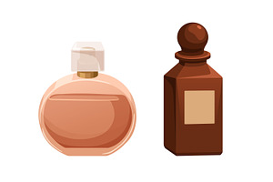 Aroma Water. Perfume Bottles Set