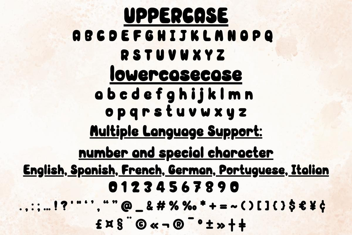 Groovy Wave - Handwritting, a Handwritten Font by Charmingbear59.design (Photo 5 of 5)
