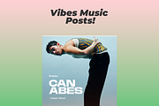 music vibe social media posts, a Templates & Theme by printo (Thumbnail 5 of 6)
