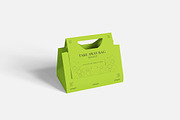 Take Away Bag Mockup, a Product Mockup by Indah (Thumbnail 5 of 6)