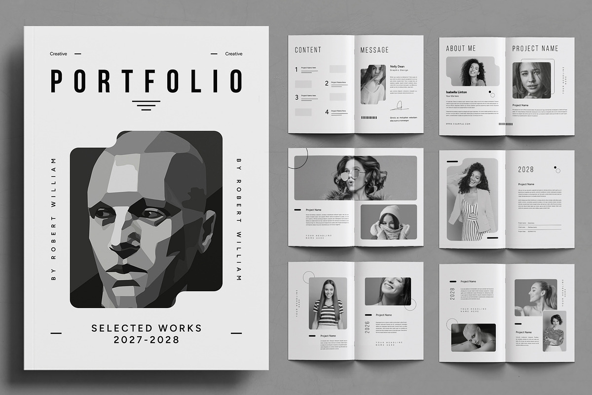 Portfolio Layout, a Magazine Template by ContestDesign (Photo 1 of 3)