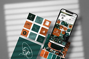 Green Boho Aesthetic iOS 14 icons, an Icon by velychko.ua (Thumbnail 3 of 9)