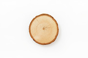 Rustic Wood Slice Vector Clipart Set, an Illustration by BIPLOB EXPERT (Thumbnail 13 of 13)
