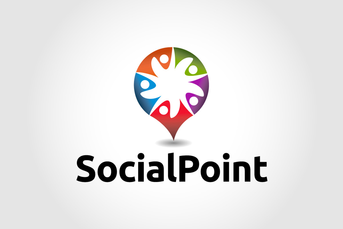 Social Point, a Branding & Logo Template by emotions76