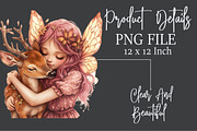 Fairy Girls Forest Animals Clipart, an Illustration by Rose Art (Thumbnail 3 of 5)