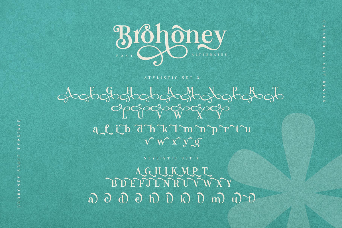 Brohoney Modern Serif Typeface, a Serif Font by alit design (Photo 13 of 18)